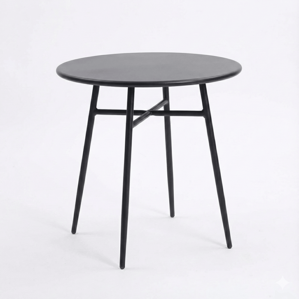 Outdoor Steel & Rope Table – Anti-Rust