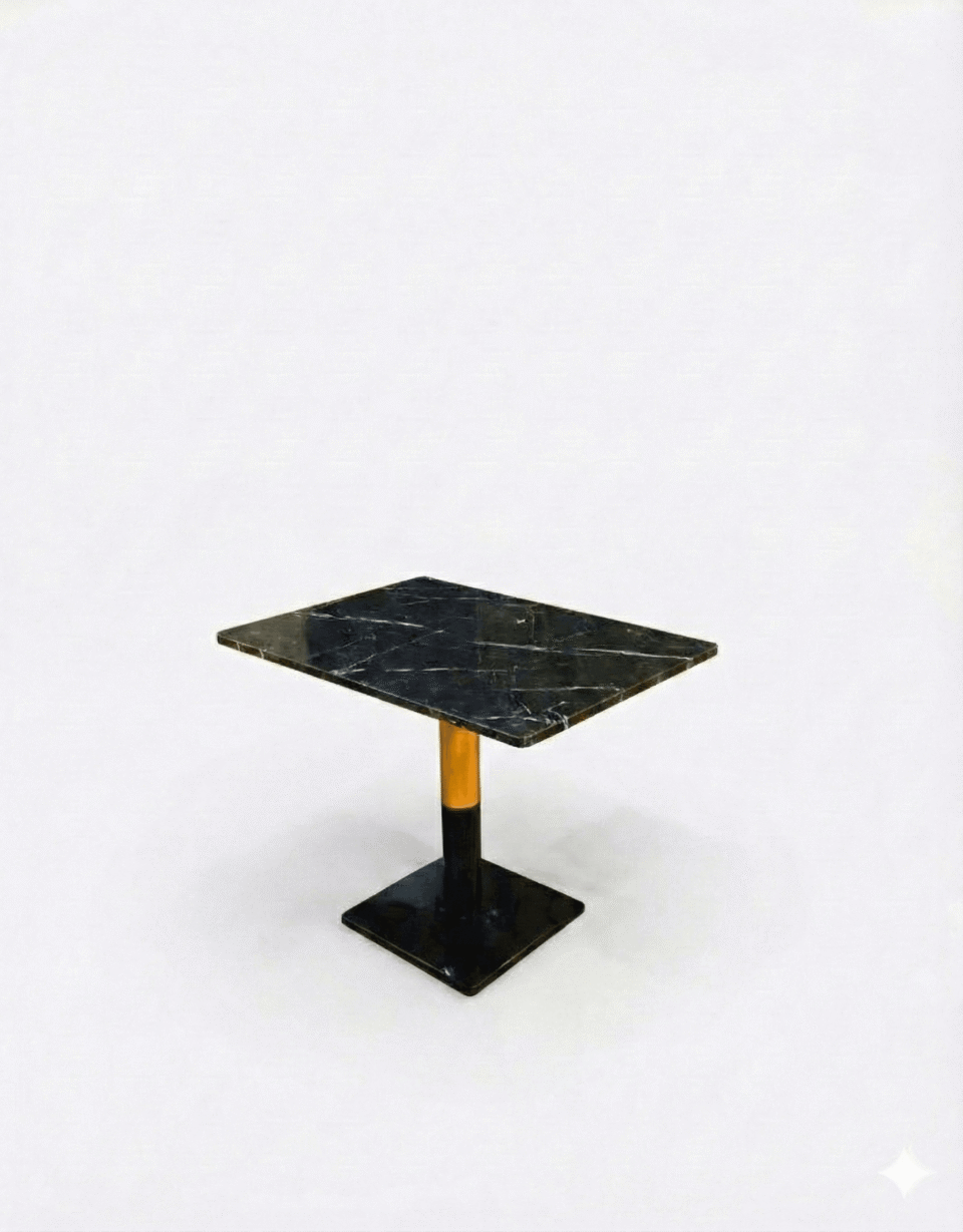 Outdoor square beechwood table