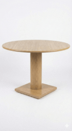 Outdoor beechwood table treated against sun and water