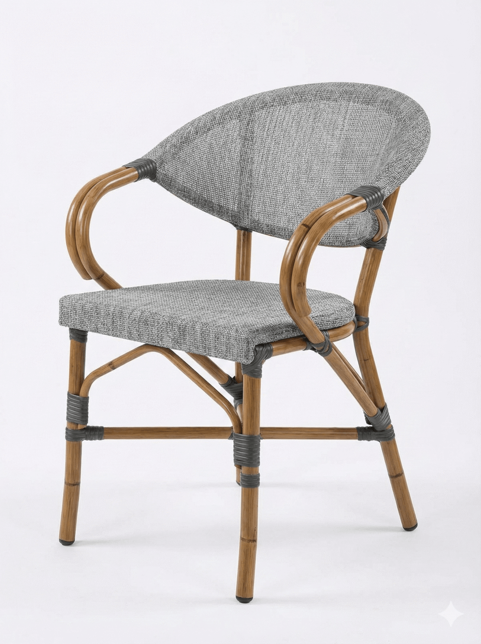 Outdoor electrostatic-coated steel chair